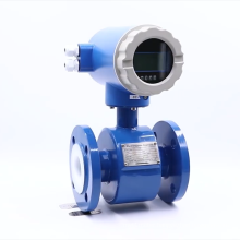 GPRS battery powered flow meter magnetic water flow sensor flowmeter